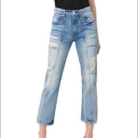 NEW 3x1 Junction High Rise Crop Kick Flare Jeans - Picture 7 of 7